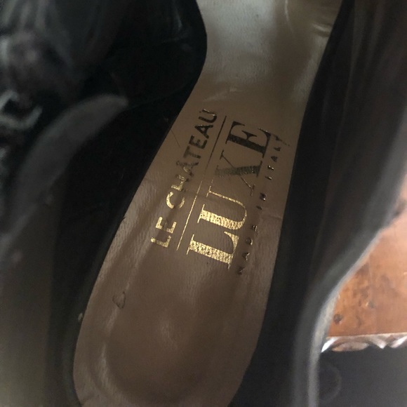 Le Château Leather open-toe Booties - Picture 5 of 5